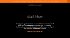 Desktop Screenshot of multitaskingmaven.com